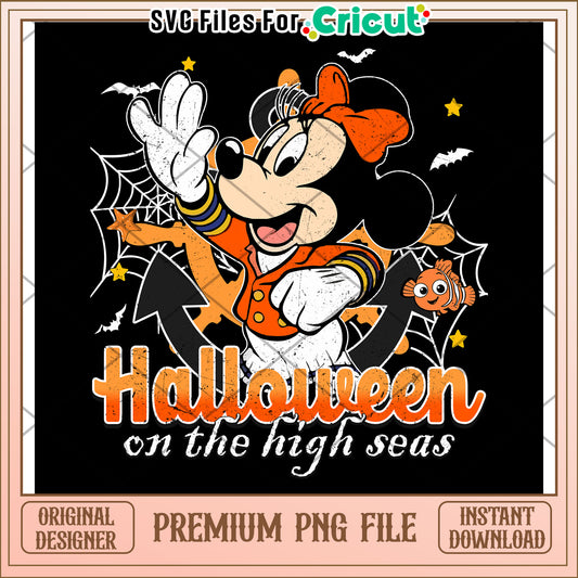 Minnie hlw on the hight street png, hallow​​ png, halloween wallpaper​ png