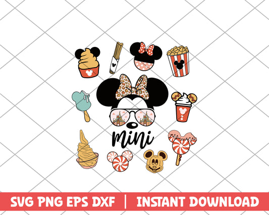 Minnie mini food mothers day svg 