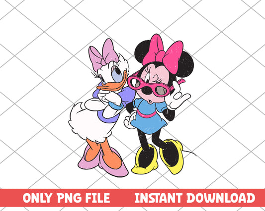 Minnie mouse and Daisy duck disney png