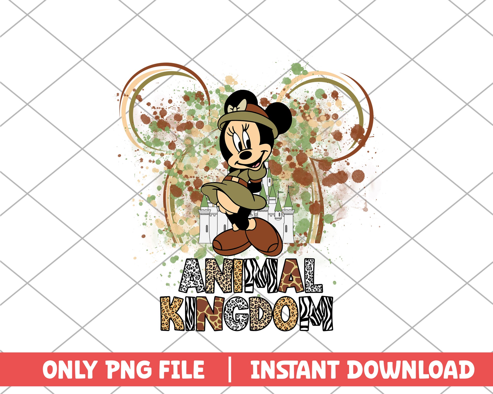 Minnie mouse animal kingdom disney png 
