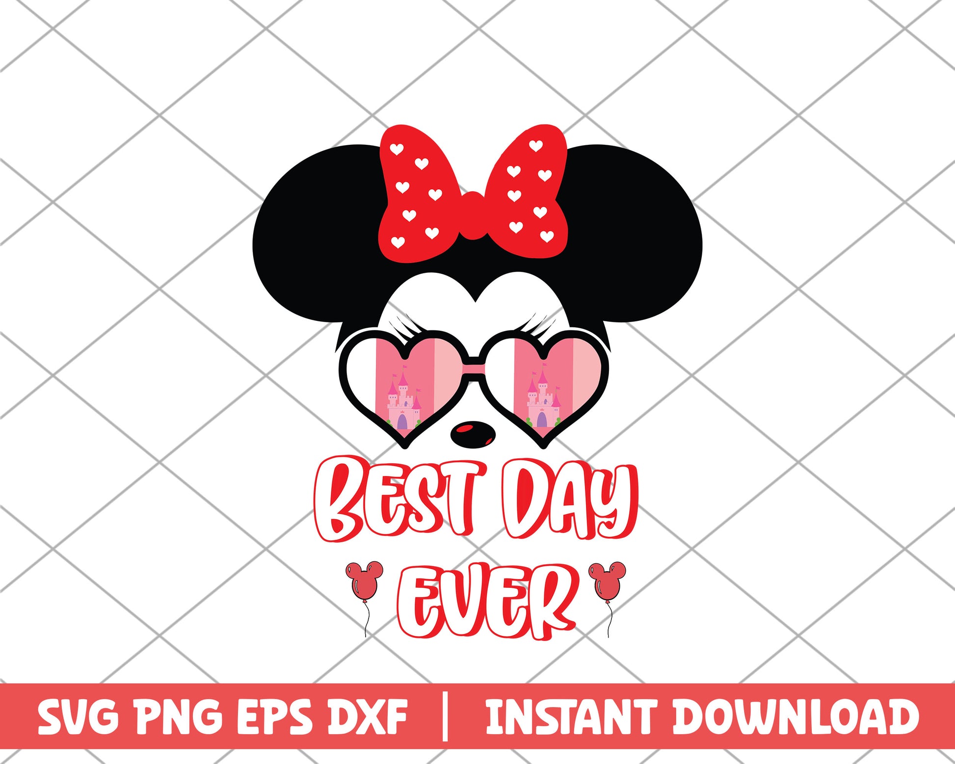 Minnie mouse best day ever disney svg