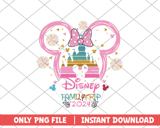 Minnie mouse disney family 2024 disney png