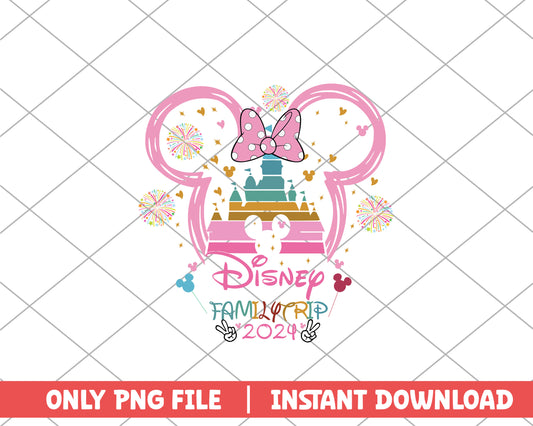 Minnie mouse disney family disney png