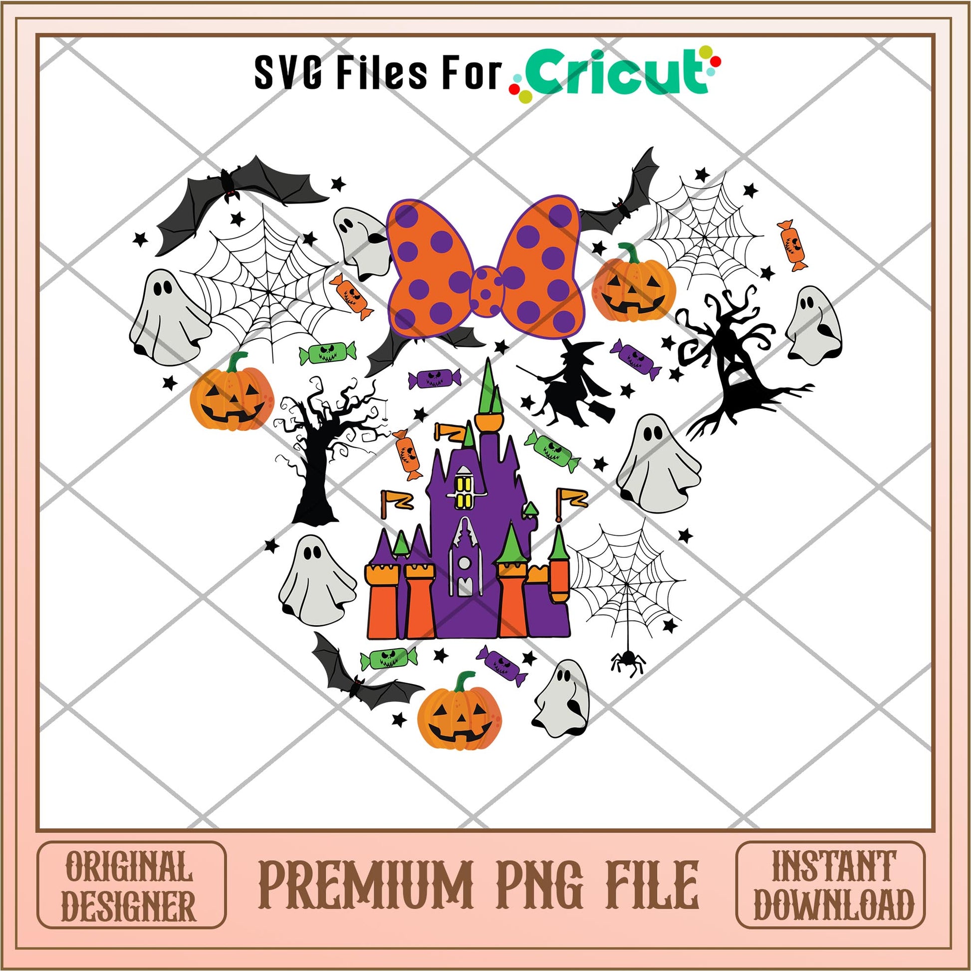 Minnie mouse disneyland halloween png, Disney characters png, Digital Download