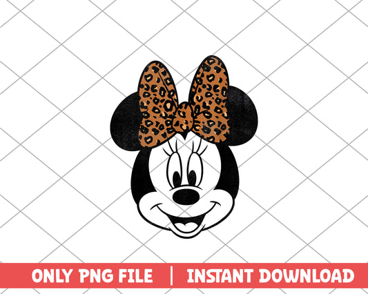 Minnie mouse leopart disney png