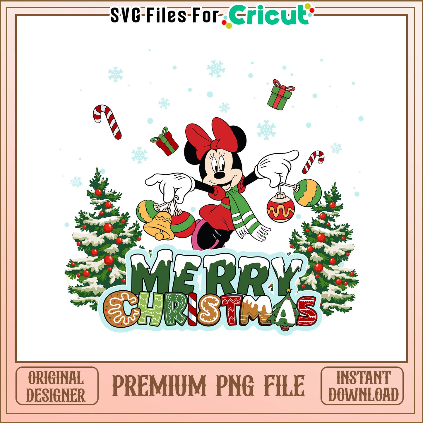 Minnie mouse merry christmas png​, minnie mouse head png