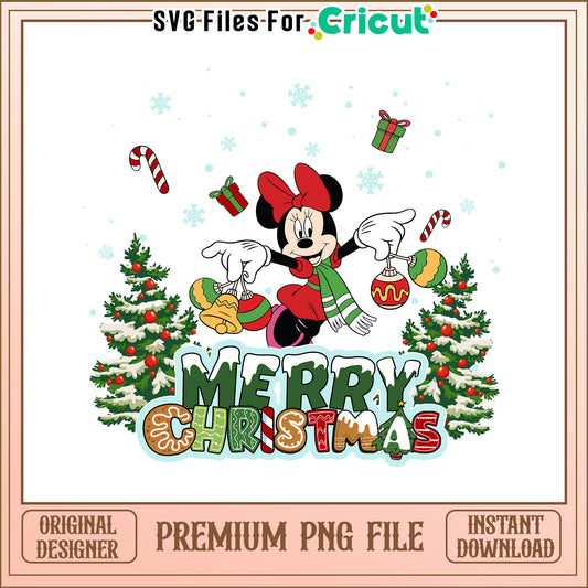 Minnie mouse merry christmas png​, minnie mouse head png