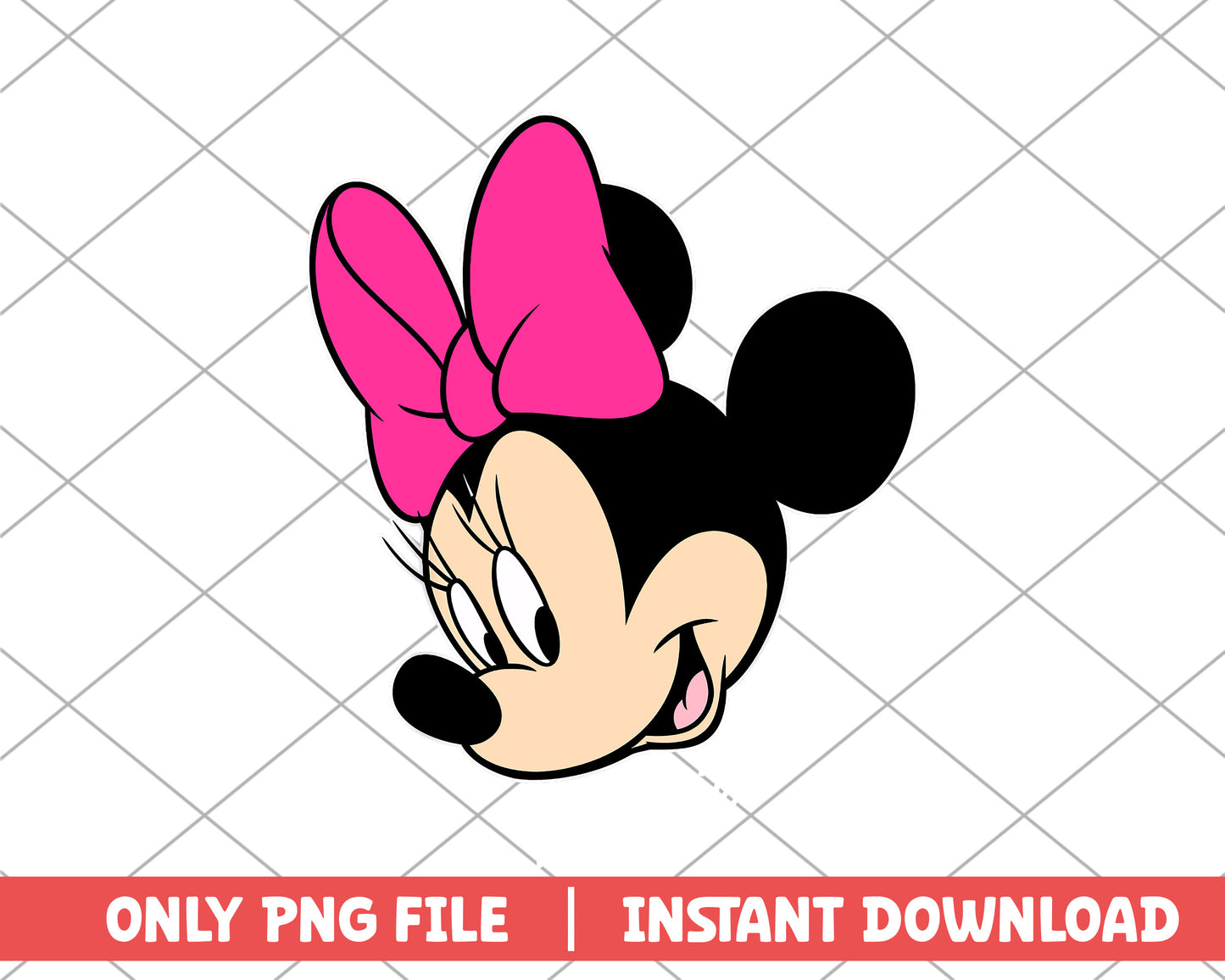 Minnie mouse pink disney png