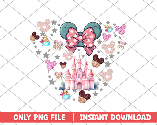 Minnie mouse pink girl disney png