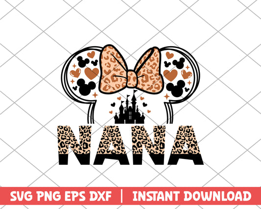 Minnie nana mothers day svg