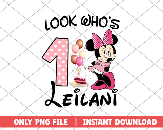 Minnie pink look who's leilani disney png