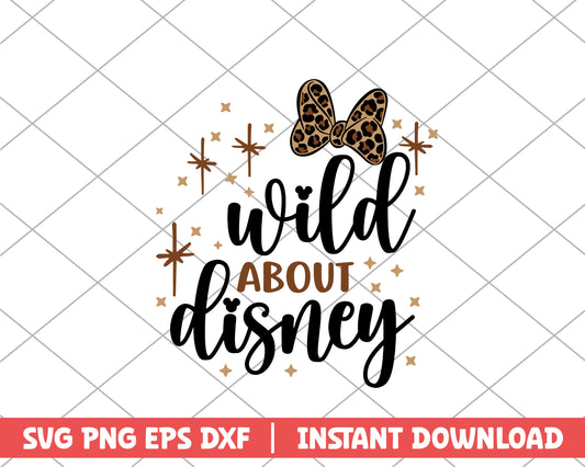 Minnie wild about disney disney svg