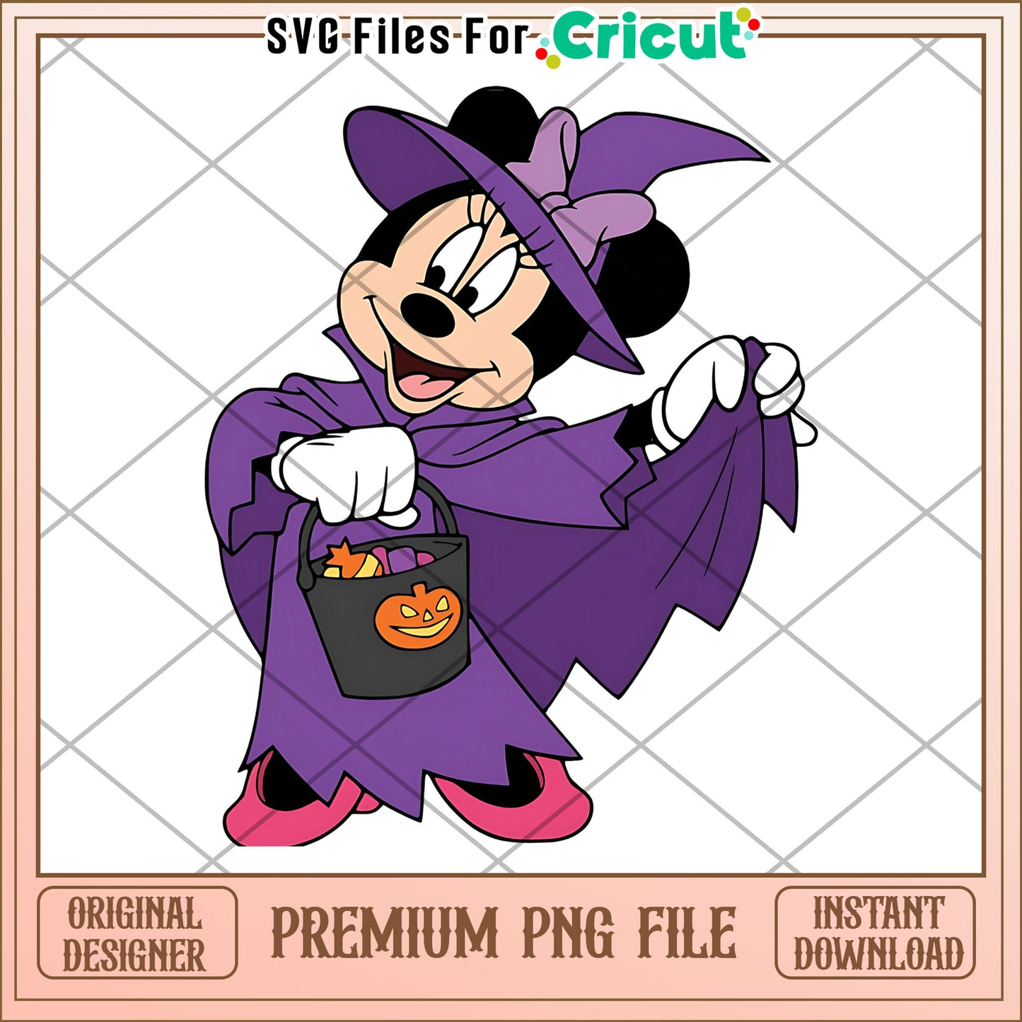 Minnie witch png, halloween​ horror night png, scary characters png