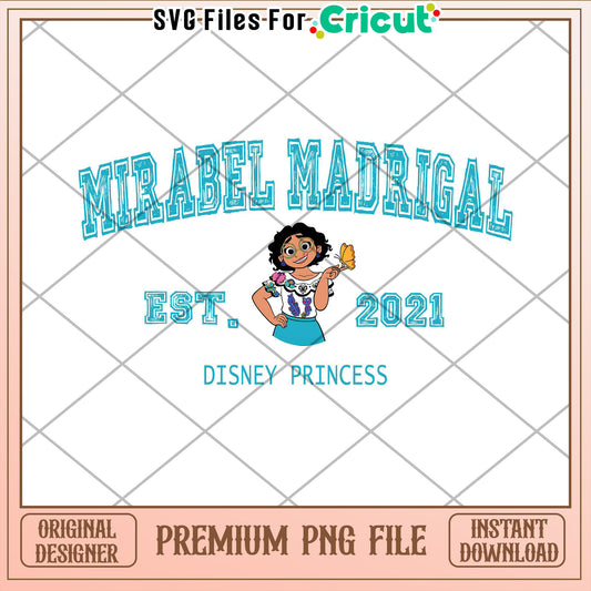 Mirabel Madrigal PNG Disney Princess