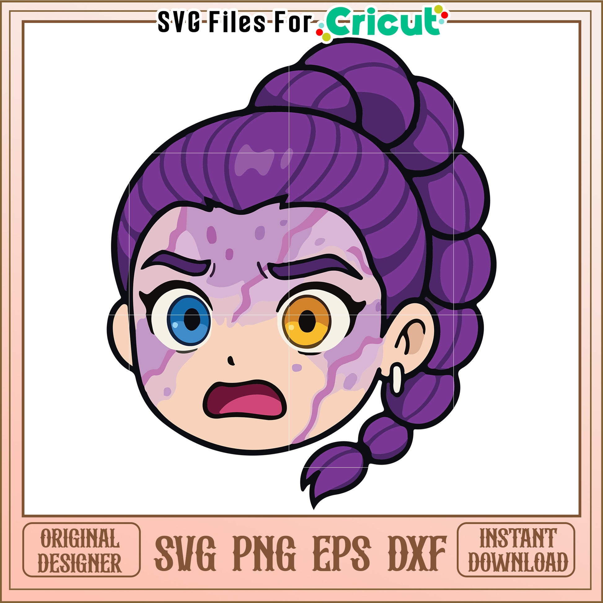 Mira demon character svg, kpop cartoons svg, saja huntrix svg