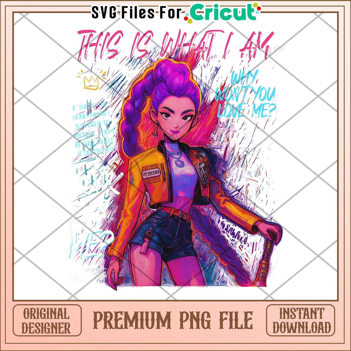 Mira huntrix design png, kpop demon hunters png, huntrix band png