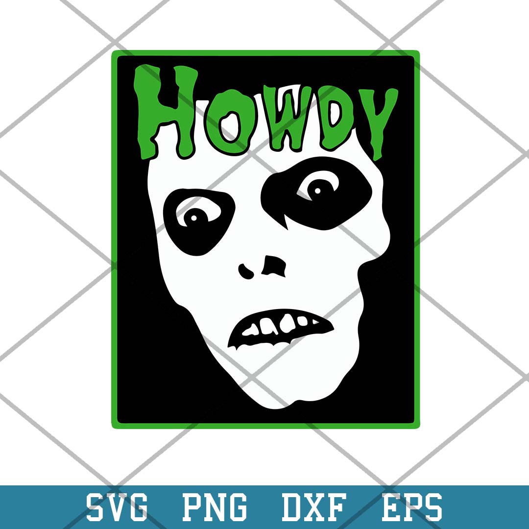Misfit Howdy Classic Halloween Svg, Halloween Svg-Svgfilesforcricut