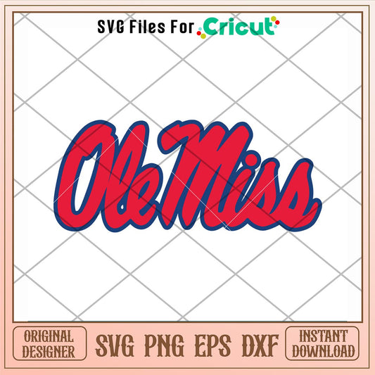 Mississippi Rebels Logo Svg, Mississippi Rebels Svg, NCAA Svg