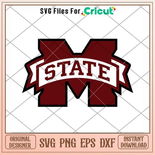 Mississippi State Bulldogs Logo Svg, Mississippi State Bulldogs Svg, NCAA Svg
