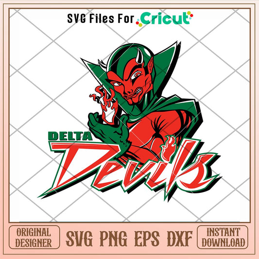 Mississippi Valley State Delta Devils Logo Svg, Mississippi Valley State Delta Devils Svg, NCAA Svg