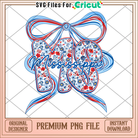 Mississippi american state png, independence day png, love for american​ png