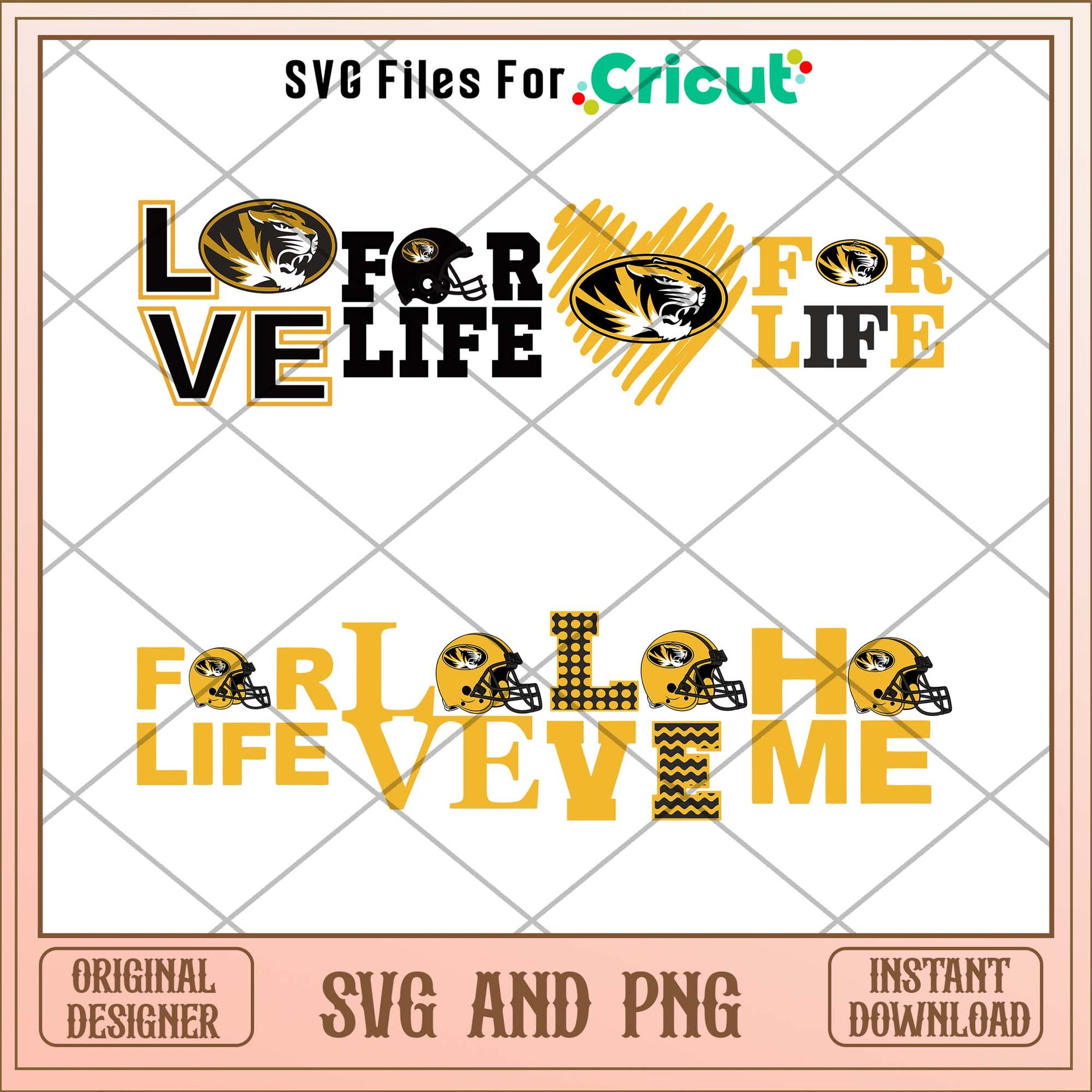 Missouri Tigers love svg, Missouri Tigers svg bundle, NCAA svg