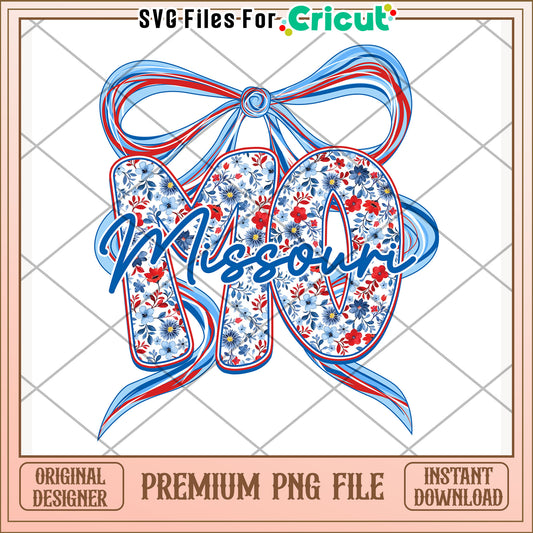 Missouri american state png, independence day png, love for american​ png