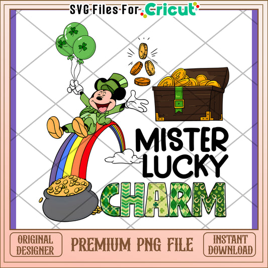 Mister Lucky Charm PNG Design for Celebrations