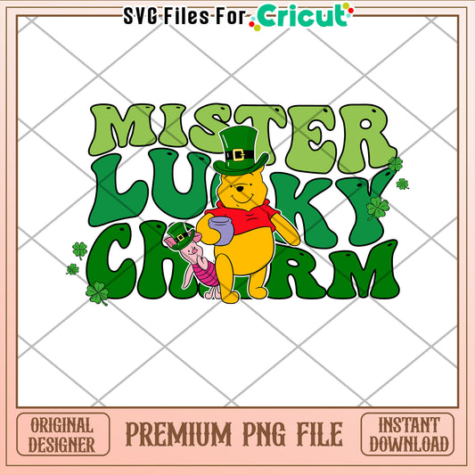 Mister Lucky Charm PNG File for Cricut Projects