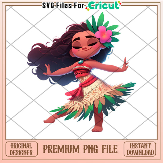 Moana PNG Premium Cricut Design