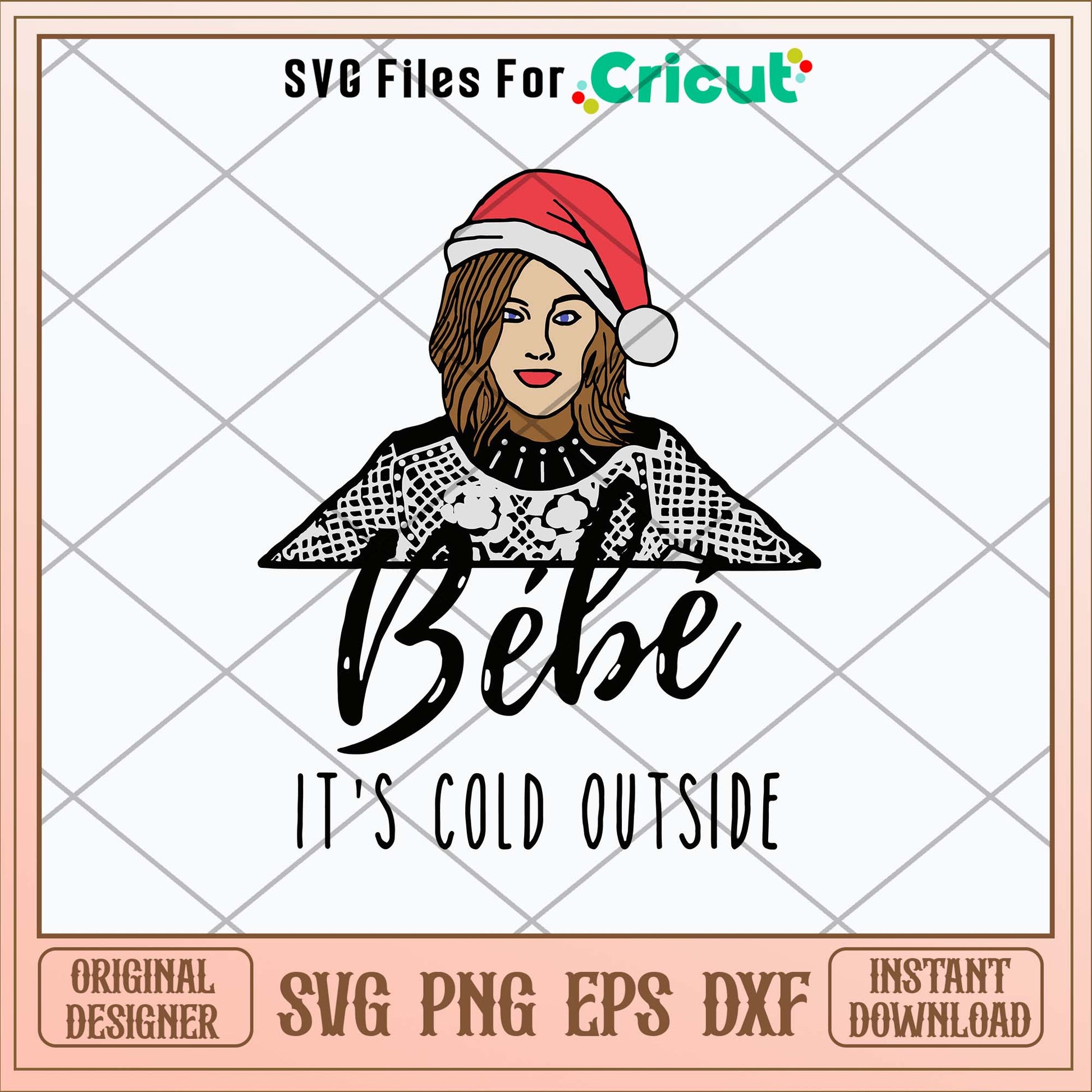 Moira Rose Bebe It_s Cold Outside Svg, Bebe Christmas Svg-Svgfilesforcricut