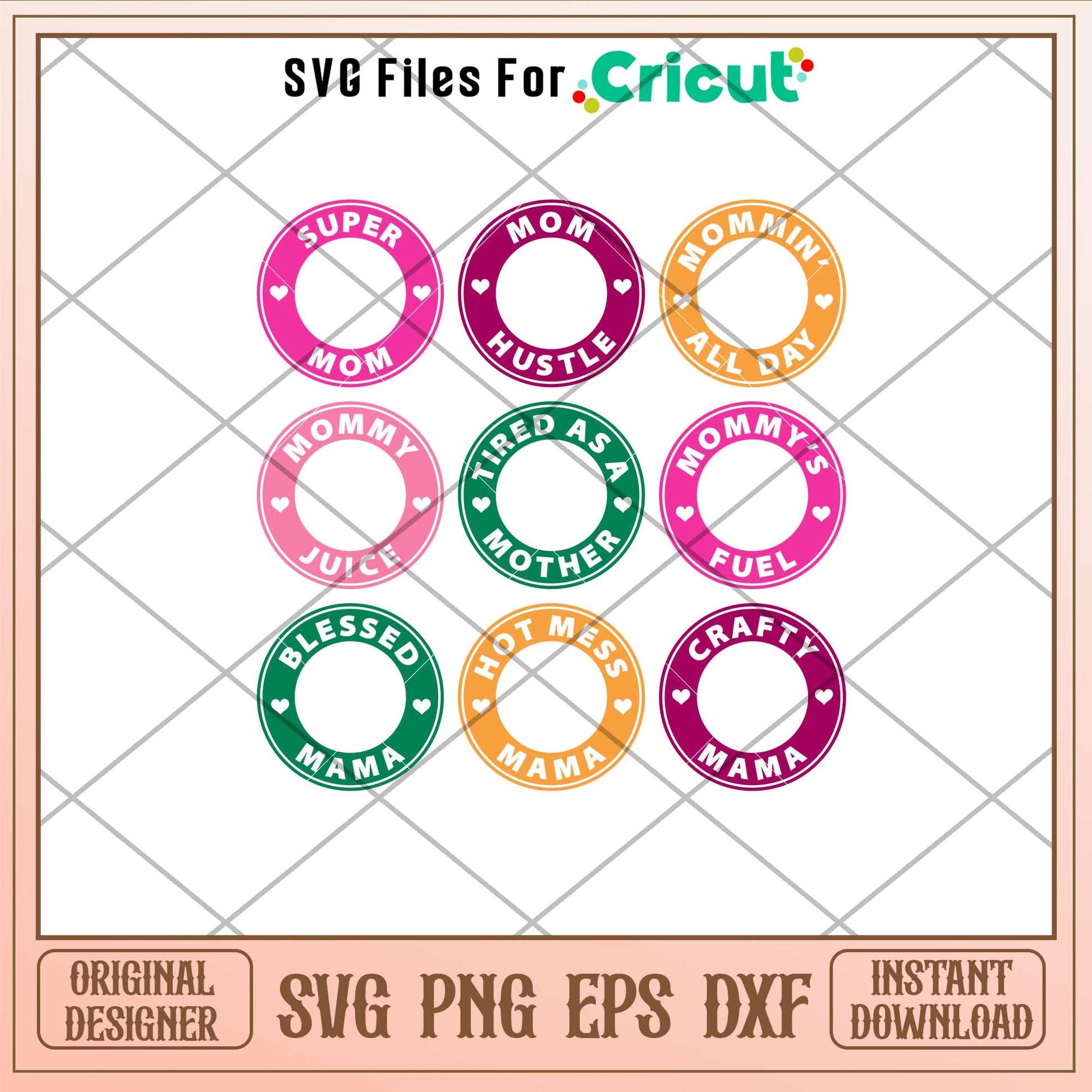 Mom Borders, Mom Borders Bundle Svg