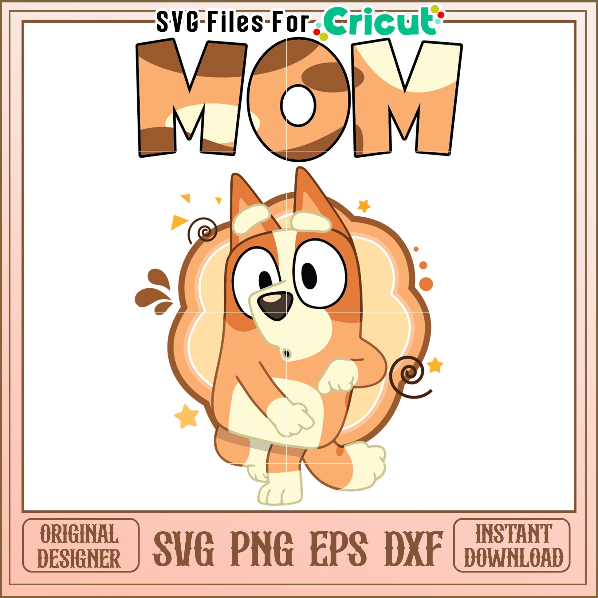 Mom Dog SVG PNG EPS DXF Download