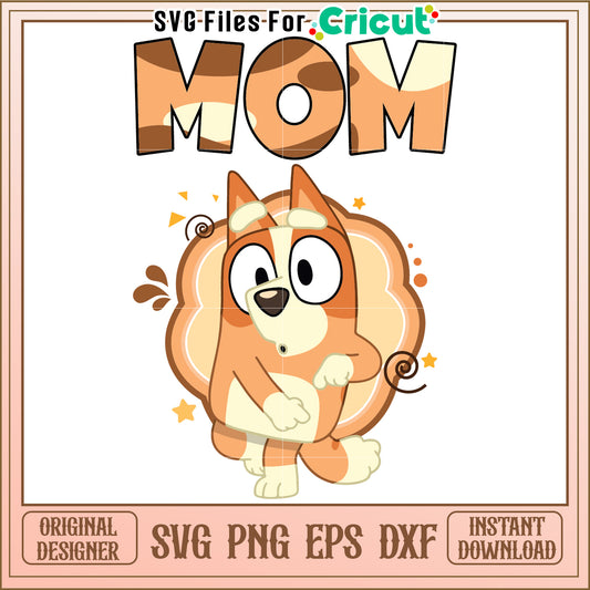 Mom Dog SVG PNG EPS DXF Download