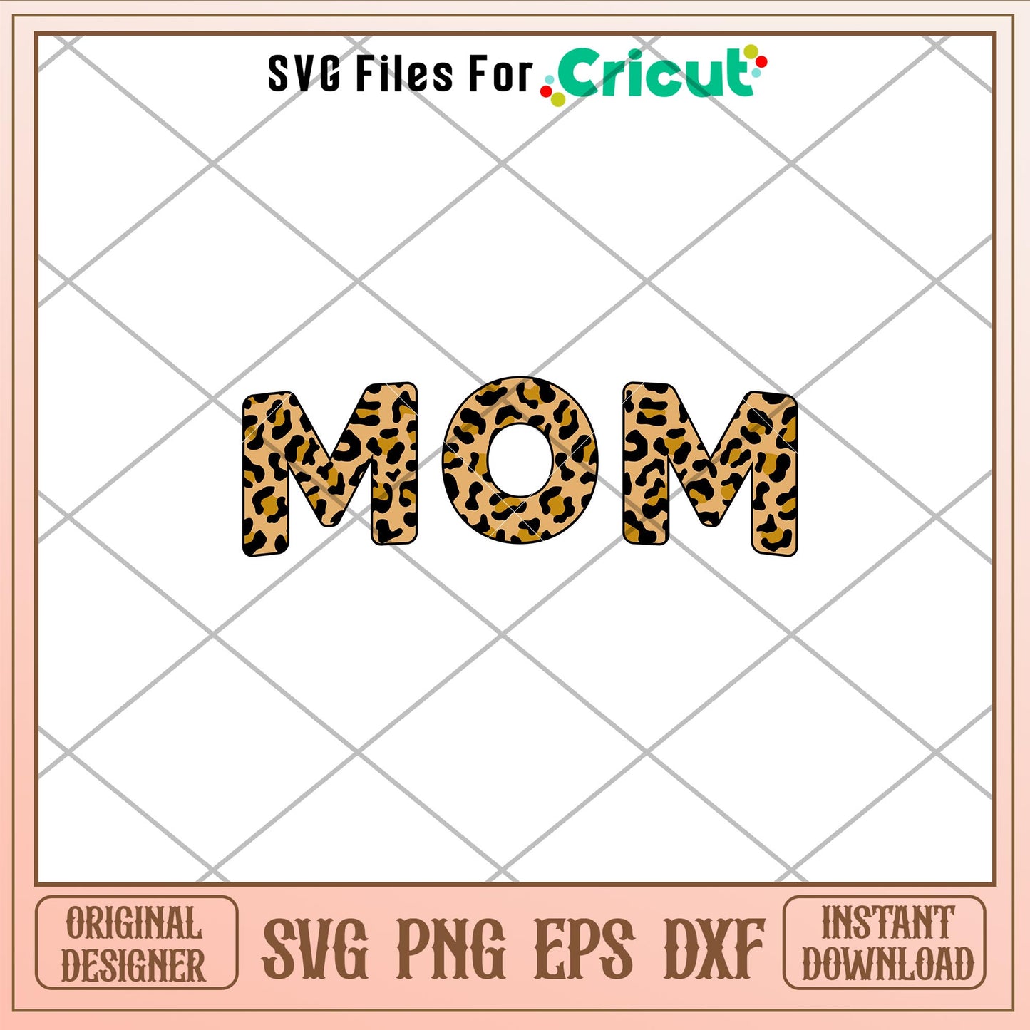 Mom Leopard Skin svg, mom svg