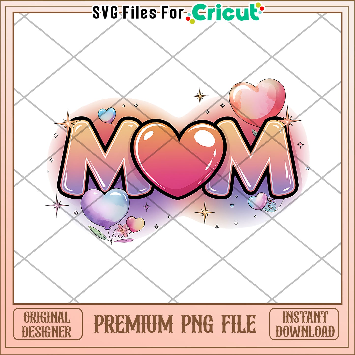 Mom PNG Design Premium Mothers Day Image