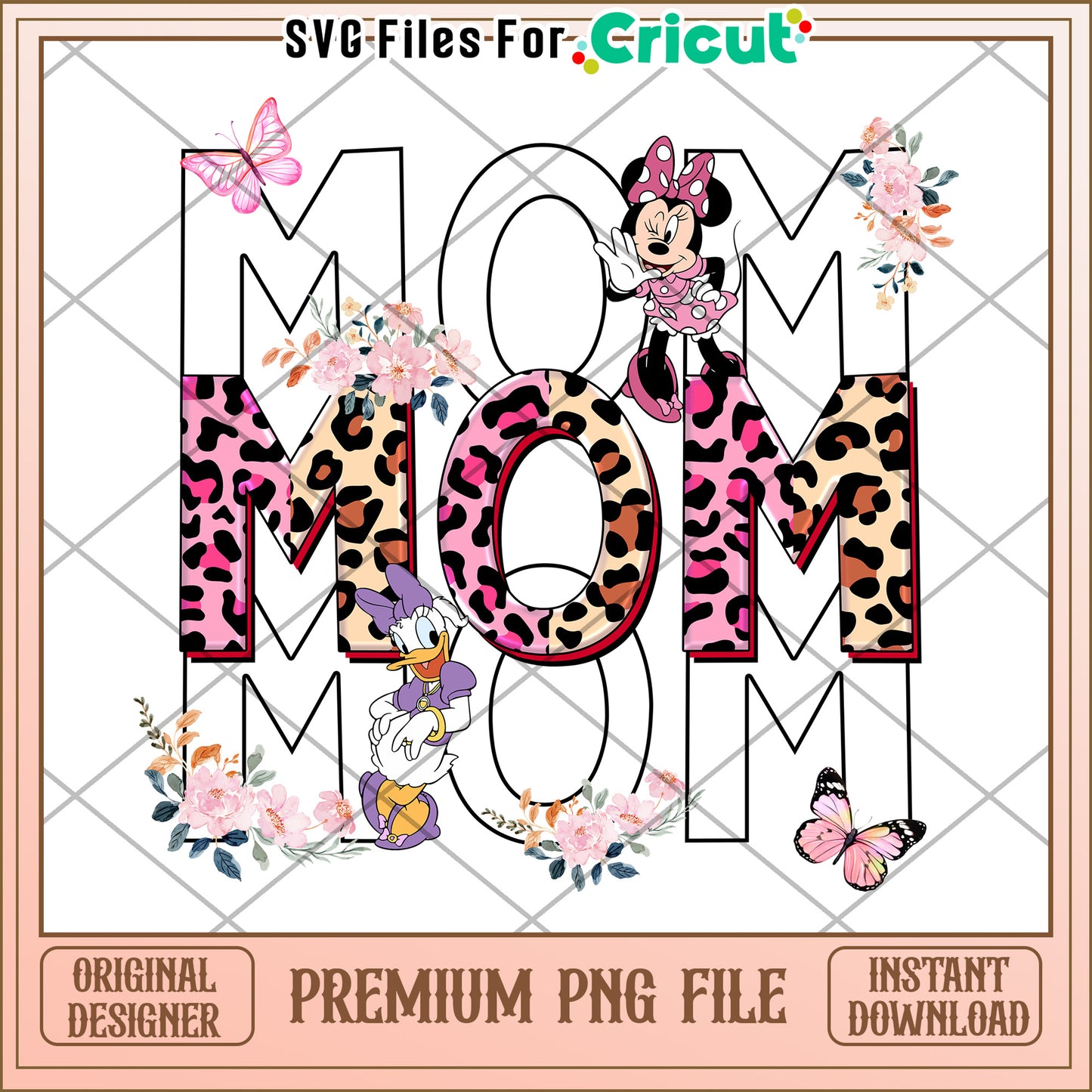 Mom PNG Sublimation Design Minnie Mouse