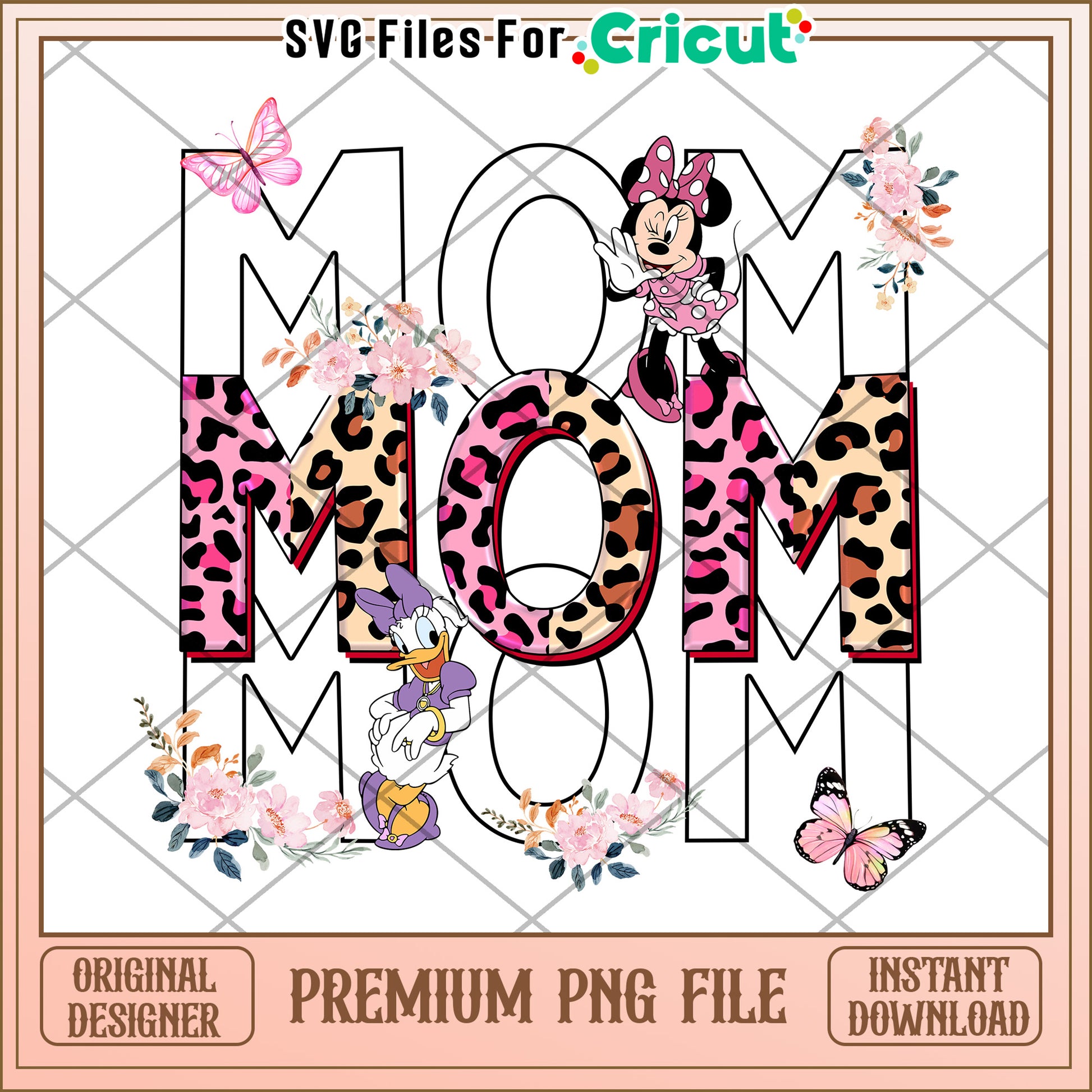 Mom PNG Sublimation Design Minnie Mouse