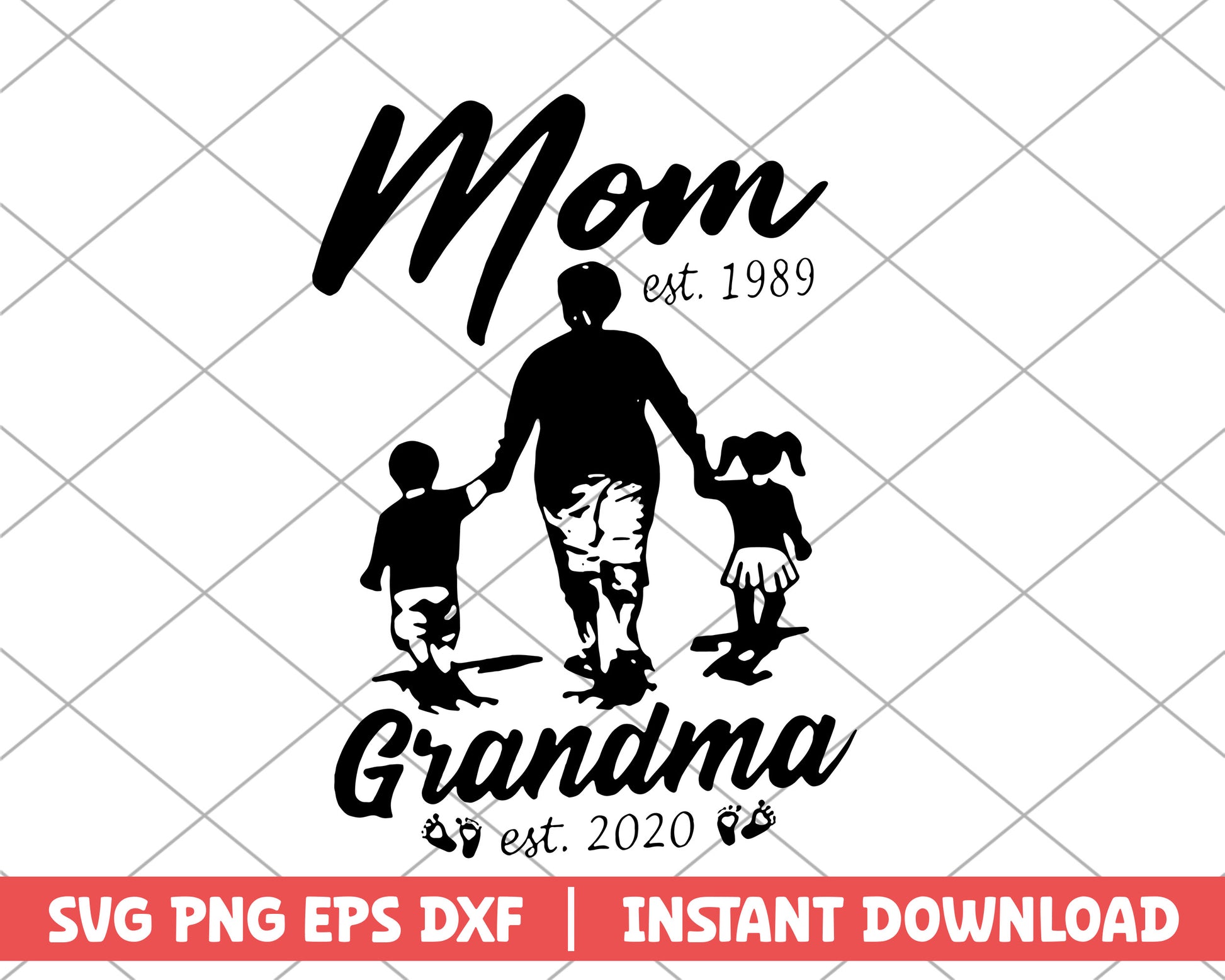 Mom est 1989 mothers day svg 