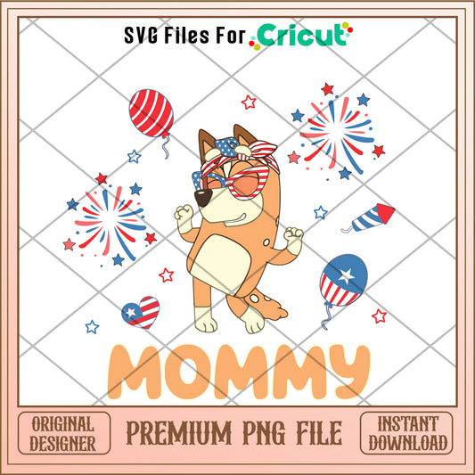 Mommy 4th of July cartoon png