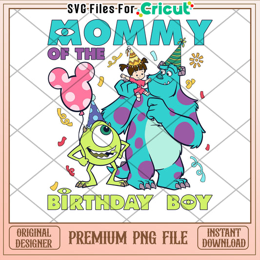 Mommy Of The Birthday Boy PNG