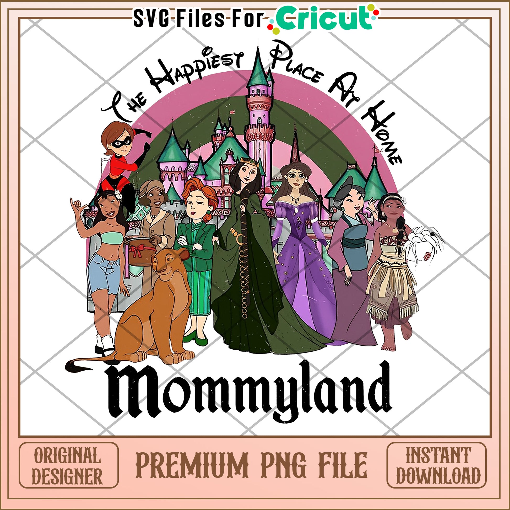 Mommyland PNG Happiest Place at Home Design