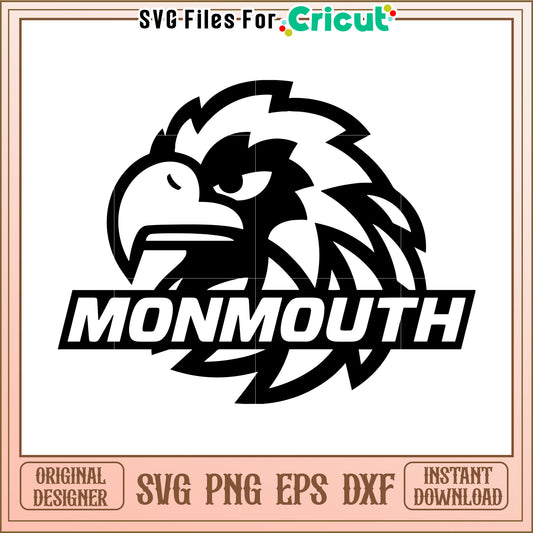 Monmouth Eagle SVG design for Cricut projects, perfect for crafts and shirts