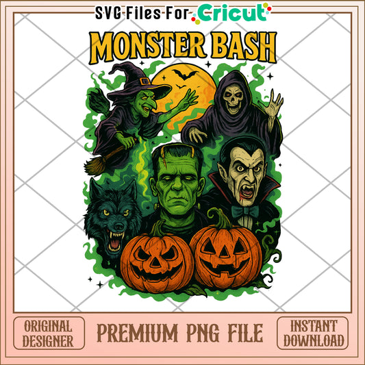 Monster bash png, spooky sesason png, halloween toys​ png