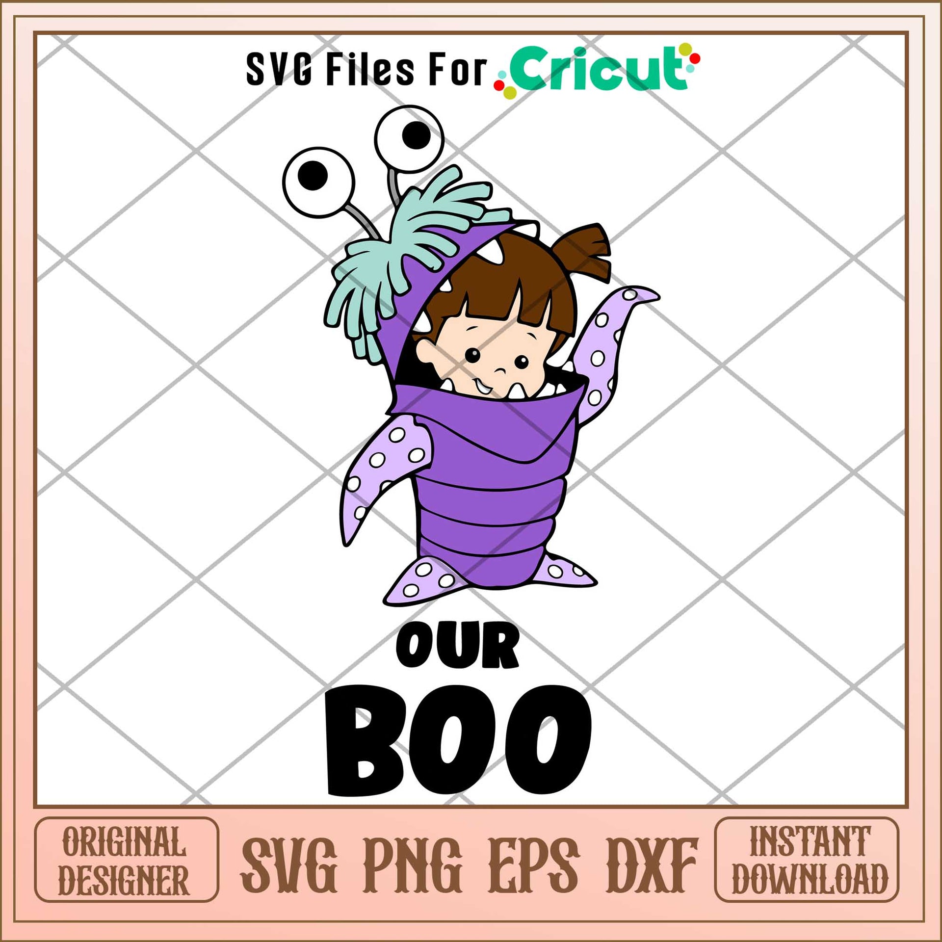 boo monsters inc svg Monsters Inc. Boo Plush svg, monsters inc svg, Digital dowload – svg files  for cricut