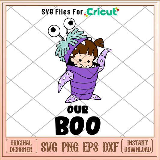 Monsters Inc. Boo Plush svg,  monsters inc svg, Digital dowload