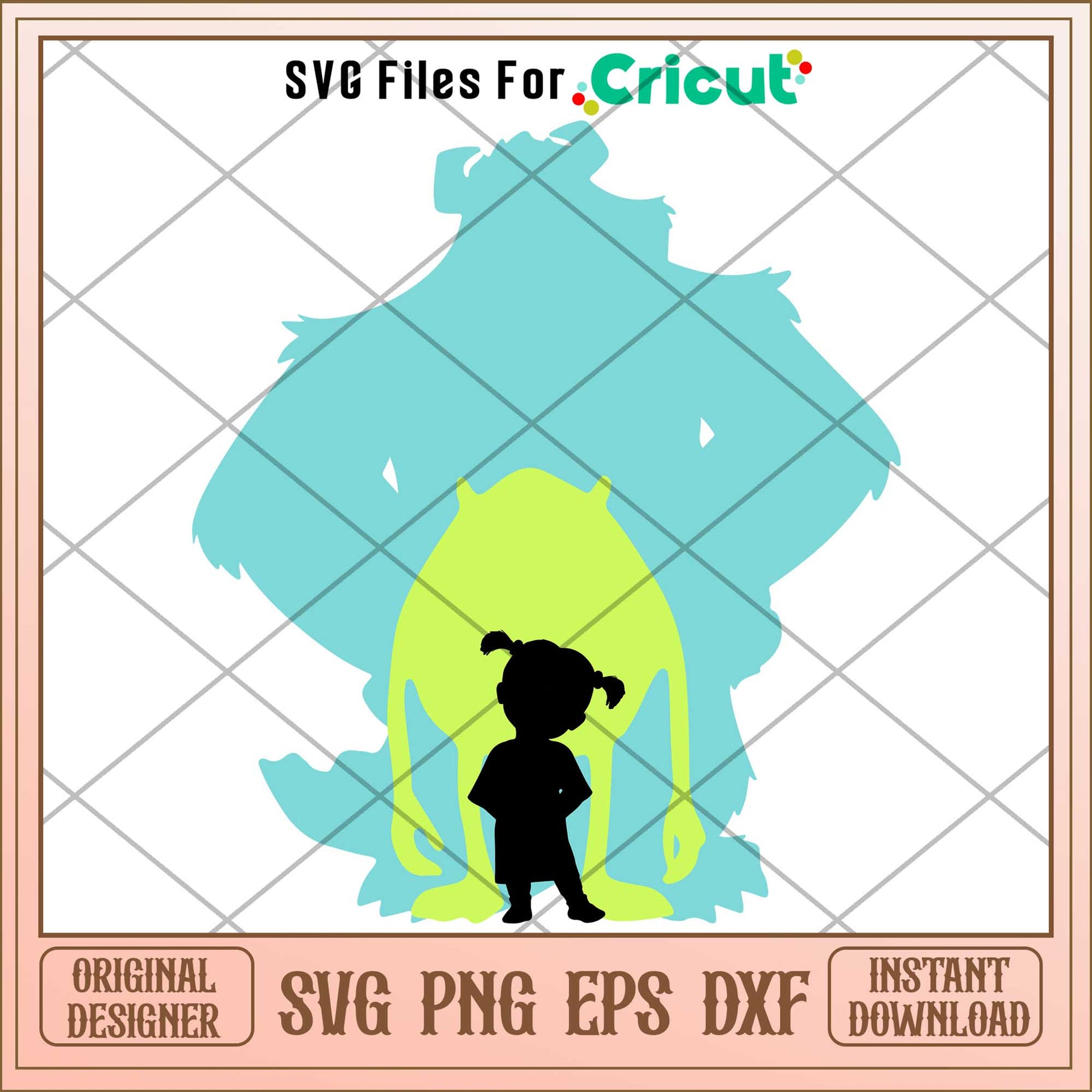 boo monsters inc silhouette Monsters Inc Ears Boo Sully Mike Monsters At Work Disneyland Ears svg, – svg files for cricut