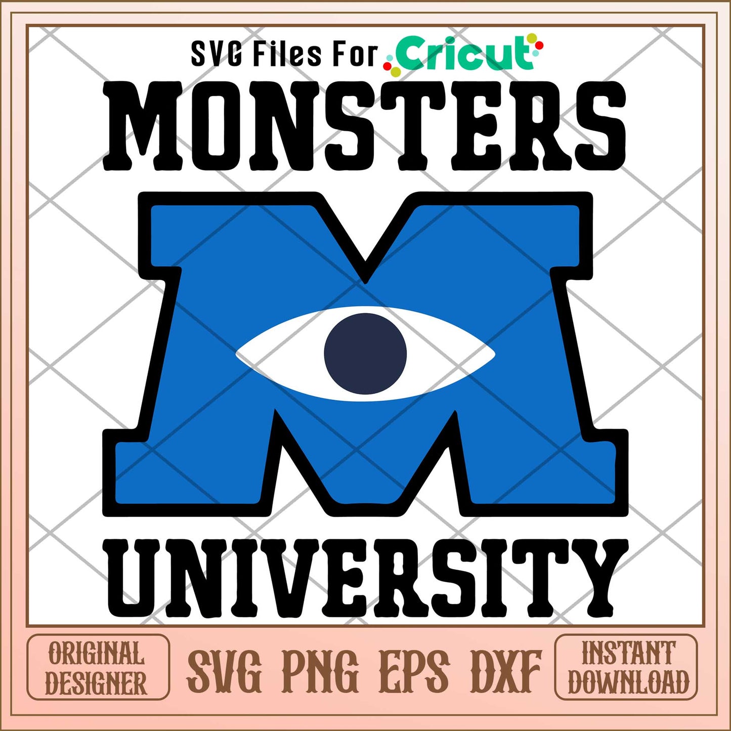 Monsters University Logo svg,  monsters inc svg, Digital dowload