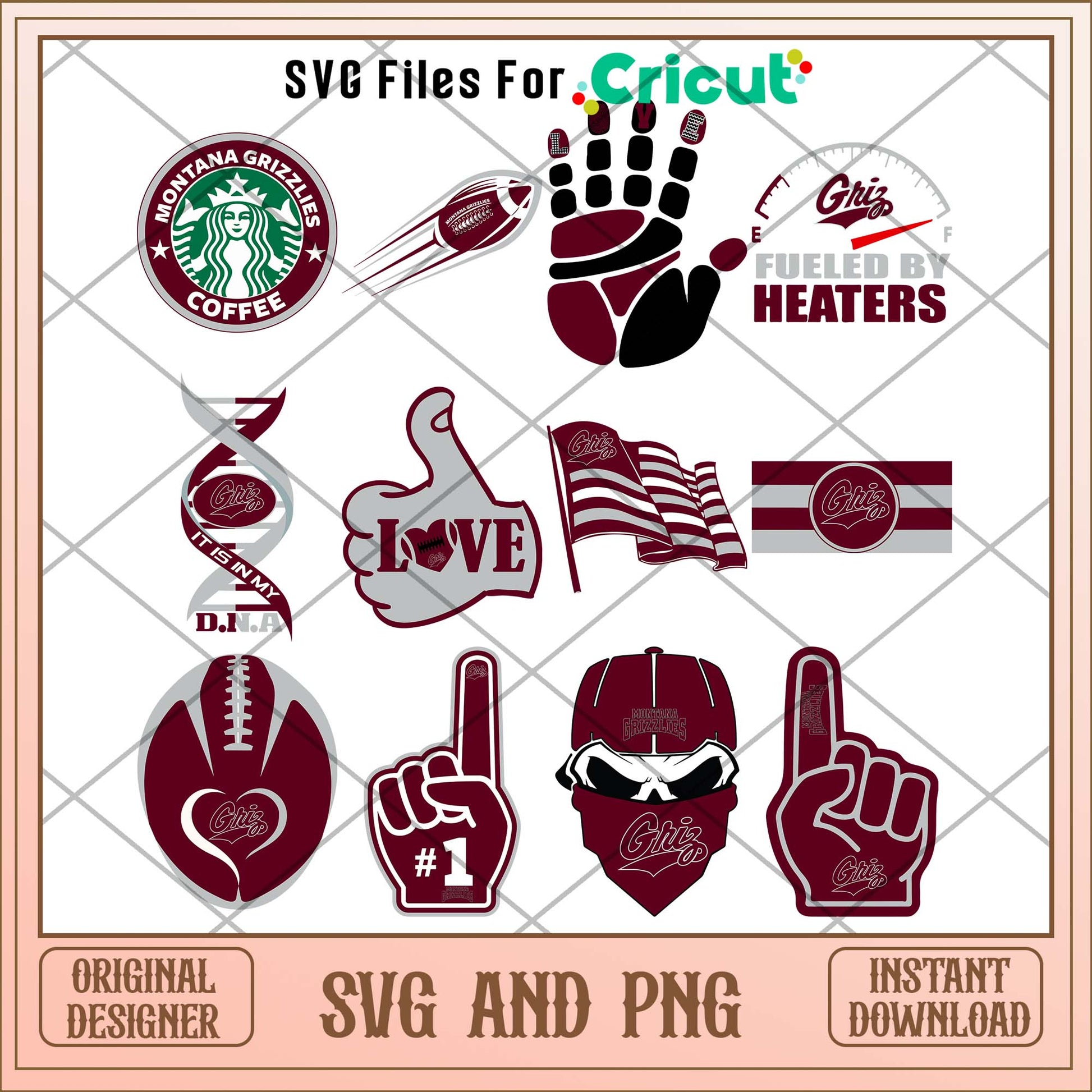 Montana Grizzlies svg, Montana Grizzlies svg bundle, NCAA svg