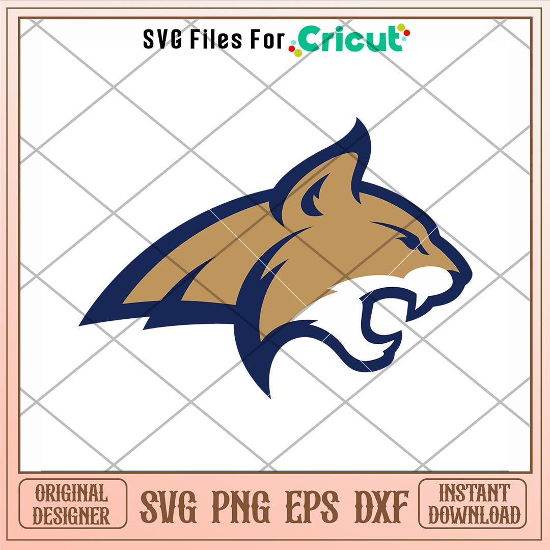 Montana State Bobcats Logo Svg, Montana State Bobcats Svg, NCAA Svg